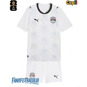 Egipt Echipament de Fotbal Replică Mondial 2026 Copii Deplasare (+ Șorturi)
